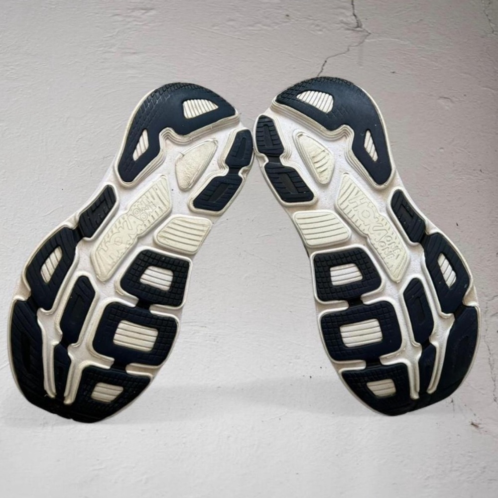 Hoka bondi Gray and Peach Athletic Shoes - Picture 4 of 5